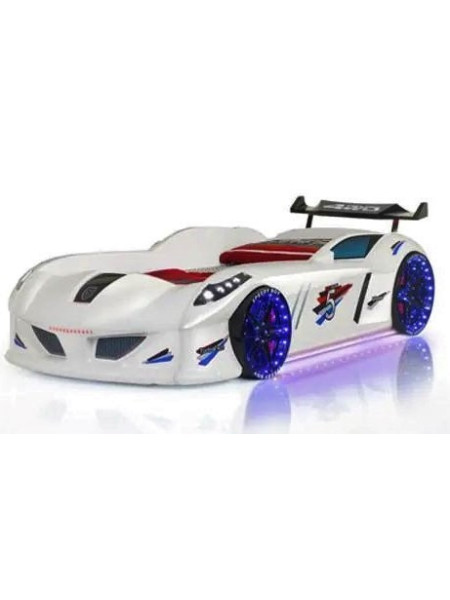 Ліжко машина Ягуар Speedy boy, біле Туреччина